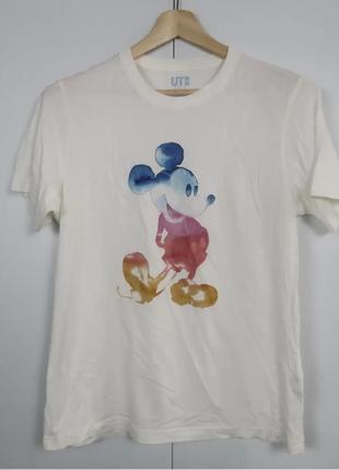 Uniqlo x disney футболка белая