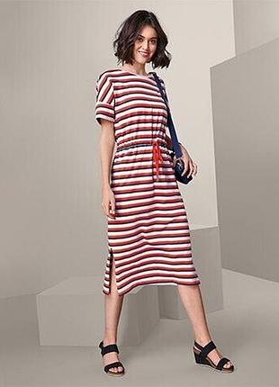 Платье трикотажное из хлопка tcm tchibo германия,40-42 європ.