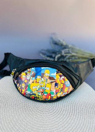Топ качество! бананка , сумка на пояс, барыжка, барсетка ,поясная сумка симпсоны