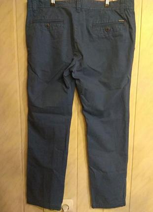 John bartlett штани-чинос 100% бавовна світло-сині