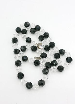 Вінтажне намисто з чеського скла