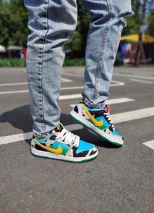 Кроссовки nike sb dunk low x ben &amp; jerry’s4 фото