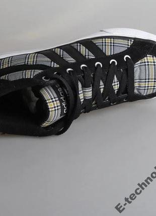 Нові чоловічі кеди кросівки англійський стиль adidas vulc mid tex оригінал7 фото