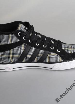 Нові чоловічі кеди кросівки англійський стиль adidas vulc mid tex оригінал8 фото