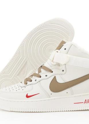 Женские кроссовки с мехом nike air force 1 mid winter#найк6 фото