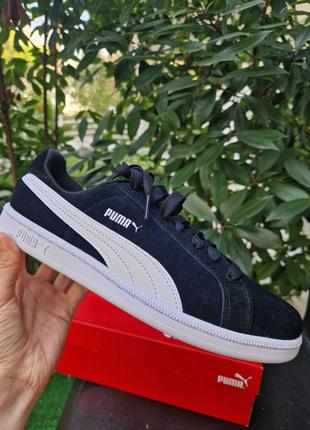 Кроссовки puma smash sd unisex, оригинал, в размере 40 (25.5см)8 фото