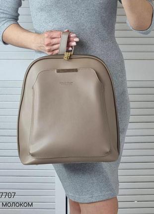 Стильний та трендовий жіночий рюкзак трансформер з еко шкіри2 фото