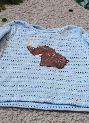 Детская кофта, кофточка свитер со слоником для малыша мальчика девочки2 фото