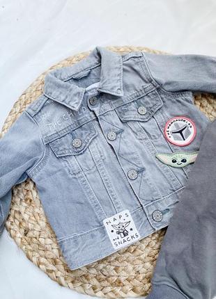 Джинсова куртка на малюка gap2 фото