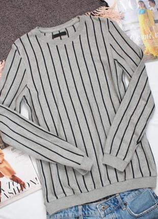 Серый тонкий свитер асос м  размер asos