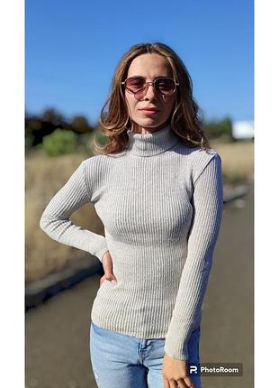 Гольф осенний, рубчик, шерсть, турция, 40-46