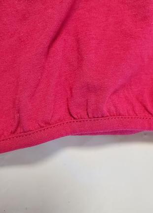 Шикарная брендовая трикотажная коттоновая блузка большого 62-64 размера батал цвет фуксии10 фото