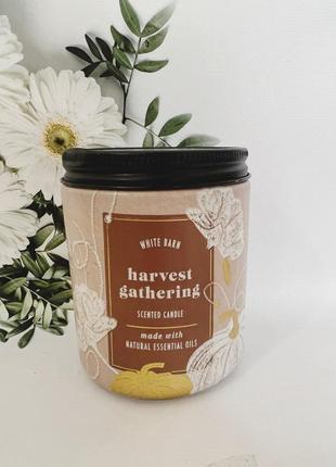 Свічка harvest gathering від bath and body works1 фото