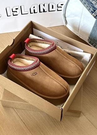 Ugg уги tasman slippers platform chestnut