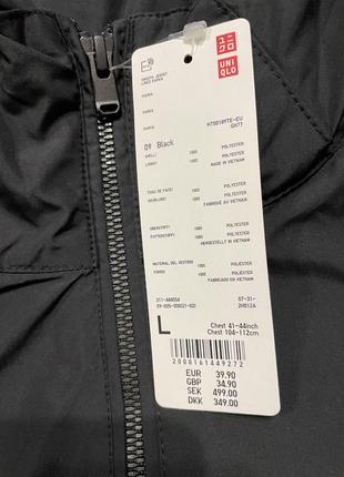 Куртка парка вітровка uniqlo розмір л4 фото