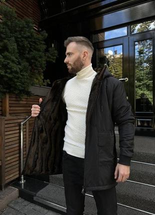 Чоловічий одяг, тепла зимня курточка на хутрі2 фото