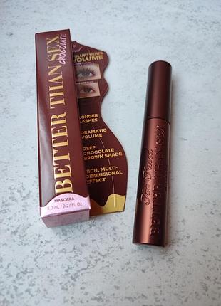 Тушь для объема ресниц too faced better than sex