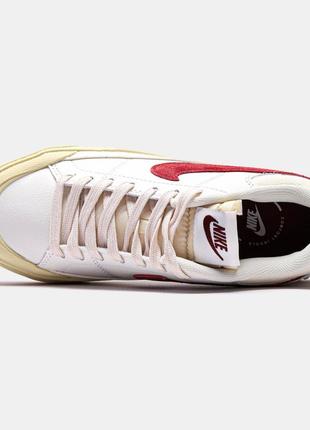 Женские кроссовки nike wmns court legacy lift 'sail dark beetro#найк4 фото