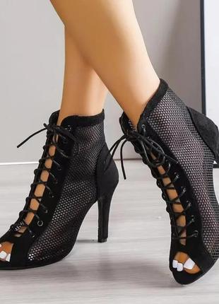 Туфлі для танців high heels та strip plastic