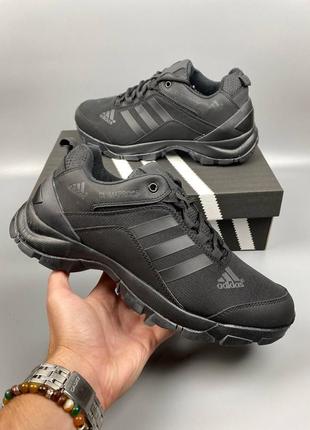 Мужские кроссовки термо adidas climaproof black адидас термо зимние кроссовки