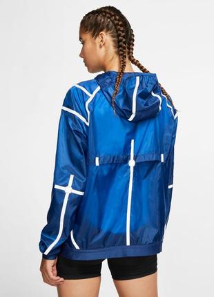 Вітровка nike city ready women's hooded running jacket2 фото