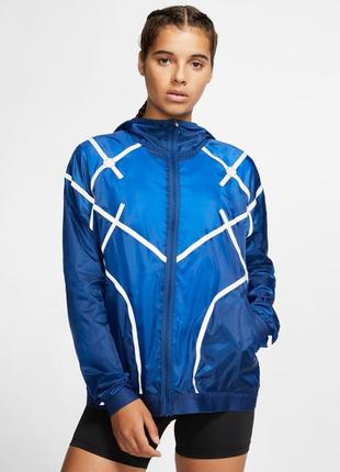 Вітровка nike city ready women's hooded running jacket1 фото