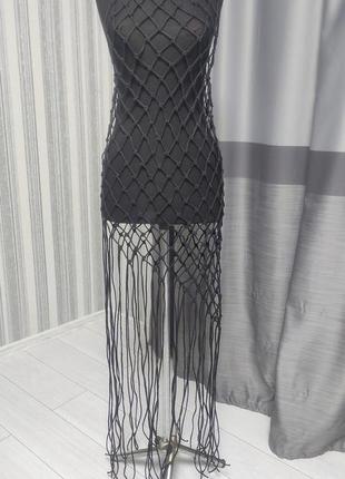 Сукня сітка макраме2 фото