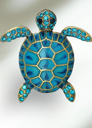 Брошка "черепашка"