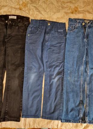 Набор брюк/джинсов на мальчика 122 см