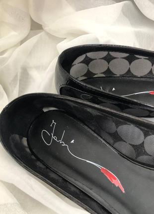 Балетки fabi лодочки с острым носиком прозрачные легкие на лето бренд на плоской подошве черные туфли6 фото