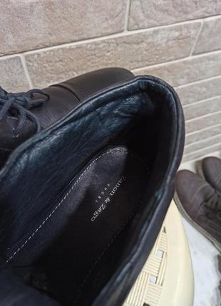 Фірмові шкіряні черевики zanon&amp;zago7 фото