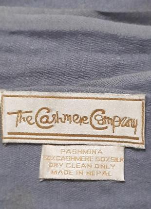 The cashmere company пашмина кашемир + шелк шарф4 фото