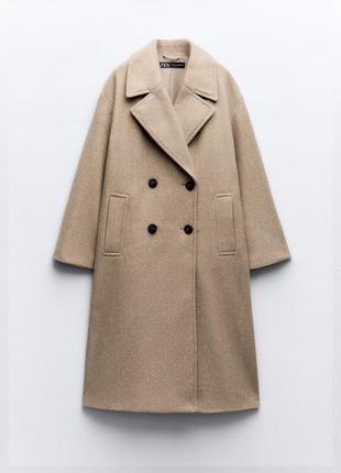 Пальто оверсайз zara