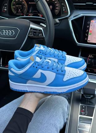 Женские кроссовки nike sb dunk low prm white blue yellow 36-37-38-39-40-41