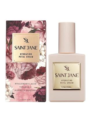 Зволожуючий крем з гіалуроновою кислотою та вітаміном с — saint jane beauty hydrating petal cream - hyaluronic acid + vitamin c daily moisturizer