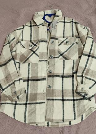 Куртка-рубашка с добавлением шерсти10 фото