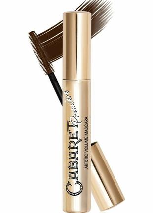Туш коричнева для вій Vivienne sabo cabaret premiere туш для вій artistic volume mascara зі сценічним ефектом, 05 коричнева