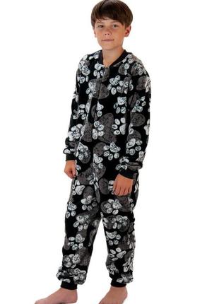 Махровий комбенізон підлітковий, махровая пижама кпдростковая, махровый комбенизон кигуруми, тепла піжама махрова6 фото