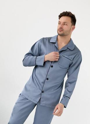 Пижама мужская шелковая1 фото