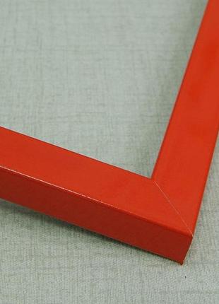 Рамка а4 (297х210). рамка пластикова 15 мм. "яскраво- червоний глянець". для грамот дипломів картин