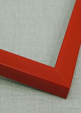 Рамка а4 (297х210). рамка пластикова 15 мм. "червоний матовий" . для грамот дипломів картин