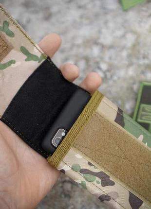 Тактический подсумок чехол phone pouch (ii) органайзер мультикам для телефона сумка с molle4 фото