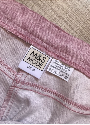 Летние, джинсовые стрейч джинсы, батал, длина 7/8, от m&s mode. 52 евро8 фото