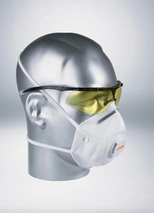 Респіраторна маска uvex silv-air classic 2210 ffp2 роздрібна упаковка (3 шт.)2 фото