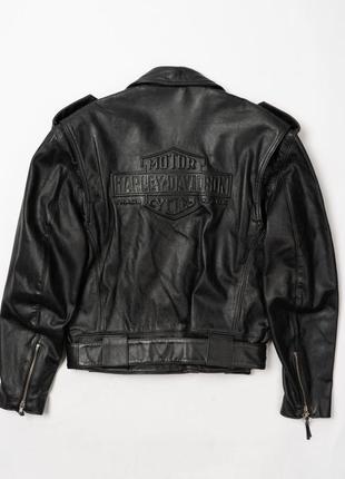 Harley davidson vintage leather biker jacket 8500 134290044