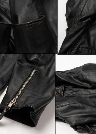 Harley-davidson vintage leather biker jacket чоловіча шкіряна куртка8 фото