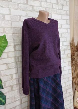 Фирменный marks & spenser мега теплый свитер со 100 % шерсти в цвете марсала, размер м-л3 фото