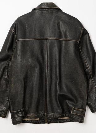 Peak performance vintage leather jacket&nbsp;мужская кожаная куртка4 фото