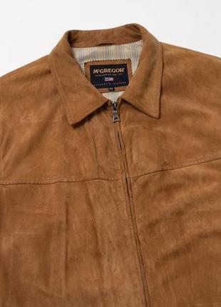 Mc. gregor suede leather jacket&nbsp;мужская кожаная куртка2 фото