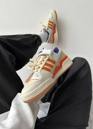 Adidas forum ‘84 purple / orange premium кроссовки женские 36-417 фото